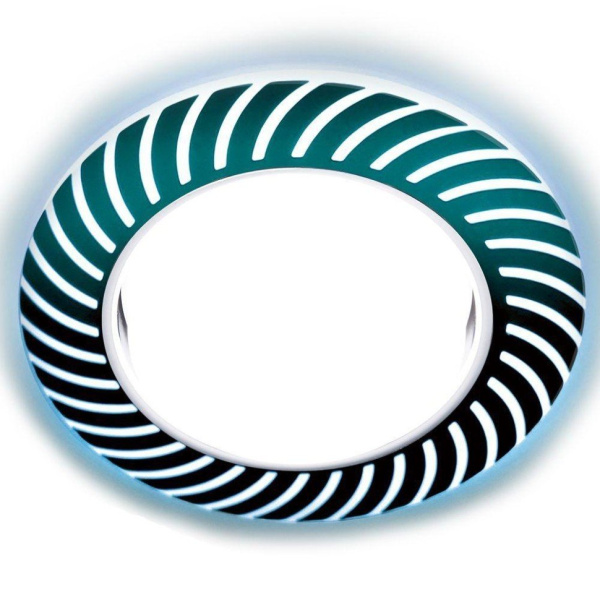 Ambrella Встраиваемый точечный светильник со светодиодной лентой G444 WH/CLD белый/матовый GX53+3W(LED COLD)