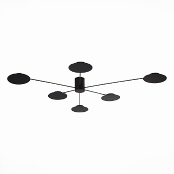 ST LUCE SL6006.402.06 Светильник потолочный Черный/Черный LED 6*5W 3000K ST LUCE SL6006.402.06 Светильник потолочный Черный/Черный LED 6*5W 3000K