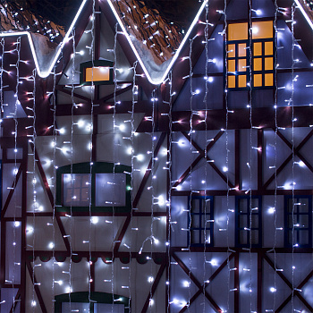 Eurosvet Гирлянда Занавес 200-101 белый 2*3м IP65 a044057