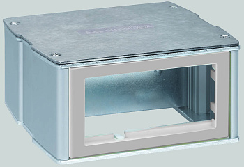 Simon Connect Алюминий Минибашня 2-сторонняя на 4 модуля К45, 70х133х128 KT400-8