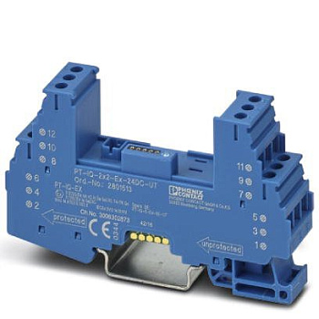 Phoenix Contact PT-IQ-5-EX-BE-UT Базовый элемент для защиты от перенапряжений 2905497