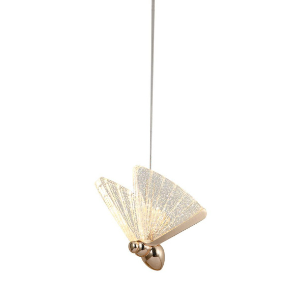 Купить Kink Light 08444-1B,33 Подвес Баттерфляй золото w22*16 h200 (высота корпуса светильника h24) Led 8W (3000K)