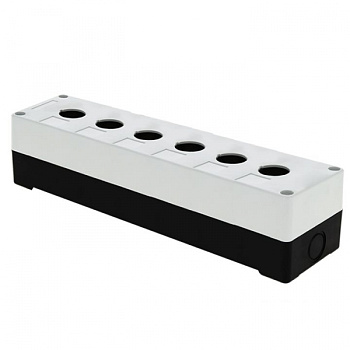 EKF PROxima Корпус КП106 пластиковый 6 кнопок белый