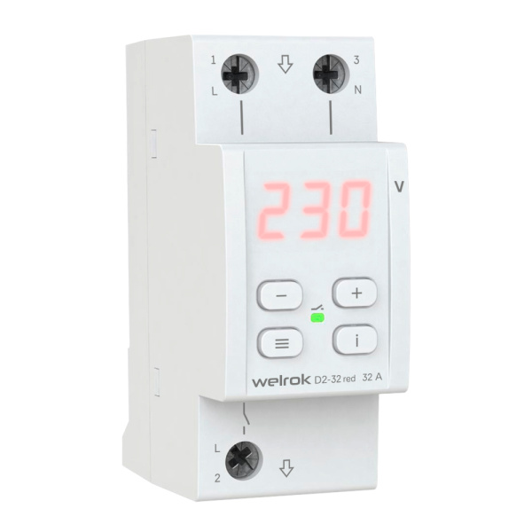 Купить Welrok D2-32 red Реле напряжения