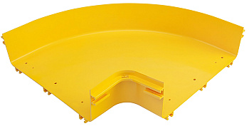 IEK ITK Поворот горизонтальный 90град опт. лотка 360мм DS-360-31890