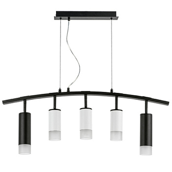 Lightstar LR7358723631 Люстра RULLO 5х50W GU10 ЧЕРНЫЙ/БЕЛЫЙ (571735+214436-3+214487-2+202431-5), шт