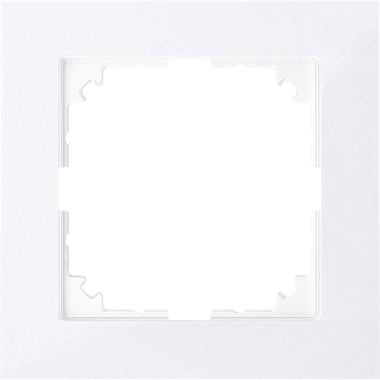 SE Merten SM M-Pure Бриллиантовый Бел Рамка 1-ая MTN4010-3625