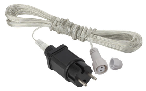 ЭРА ENIT-3 Трансформатор для подключения низковольтных гирлянд, 220V-24V, IP44, 3м