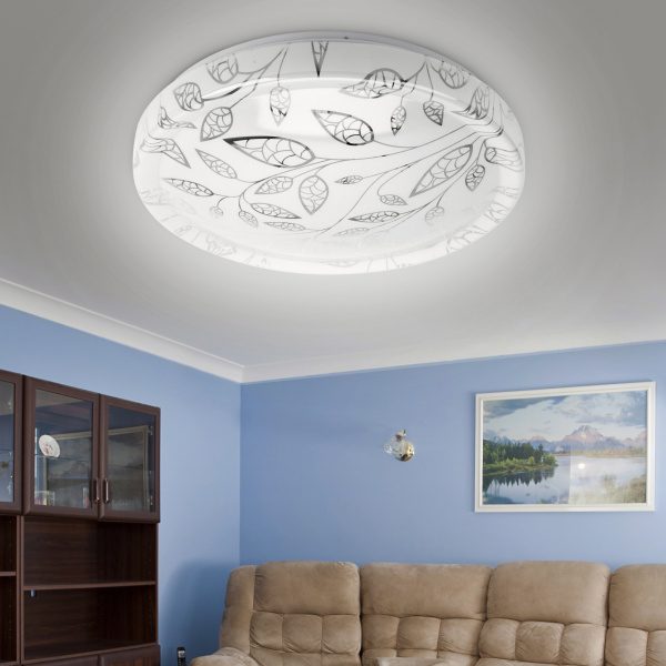 ЭРА Светильник потолочный светодиодный SPB-6-18-6,5K Syuzi без ДУ 18Вт 6500K