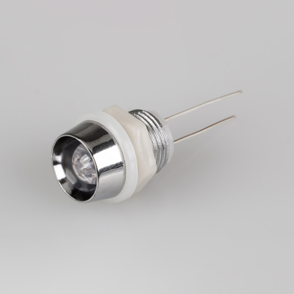 Arlight 8PC Держатель 8мм (хром.пластик, с гайкой) (8мм (круглый)) 004797