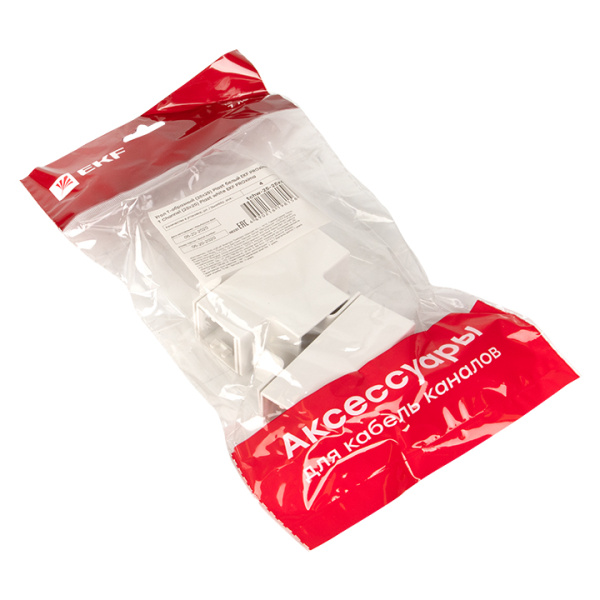 Купить EKF PROxima Угол T-образный (25х25) (4 шт) Plast Белый