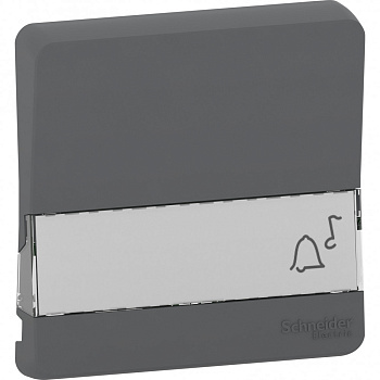 SE Mureva Styl Антрацит Клавиша с полем для этикеток, IP55 MUR34203