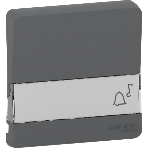 SE Mureva Styl Антрацит Клавиша с полем для этикеток, IP55 MUR34203