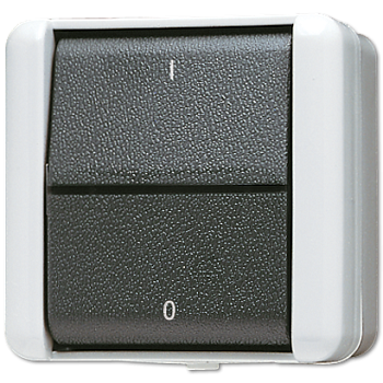 JUNG Выключатель двухполюсный IP44 802W