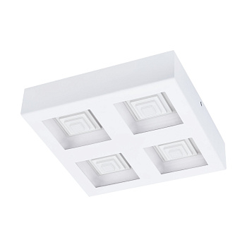 Eglo 96794 Светодиодный настенно-потолочный светильник FERREROS, 4X6,3W(LED), 270X270, H60, сталь/белый
