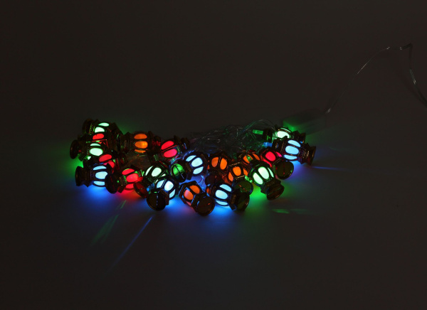 Купить ЭРА ENIN-3F Гирлянда LED Нить Фонарики 3 м мультиколор, 220V, IP20