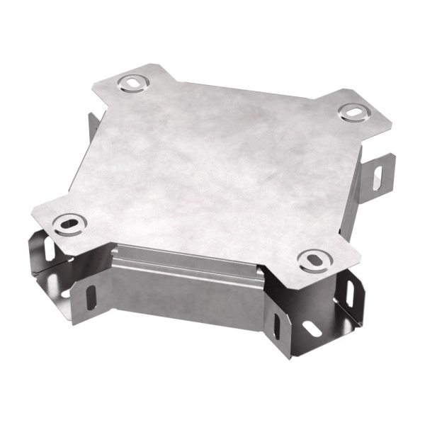 Промрукав Х-образный ответвитель с крышкой Стандарт 50х50 PR16.0573