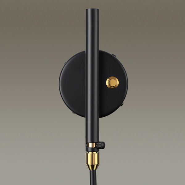 Купить Odeon Light 4830/1W WALLI ODL21 503 черный/золотой Настенный светильник E27 1*40W KERBI