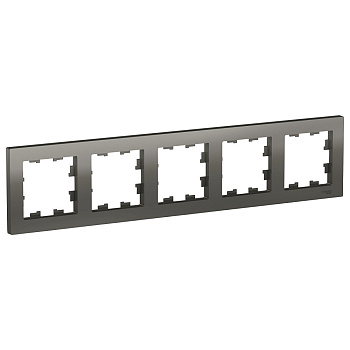 Systeme Electric AtlasDesign Сталь Рамка 5-ая, универсальная