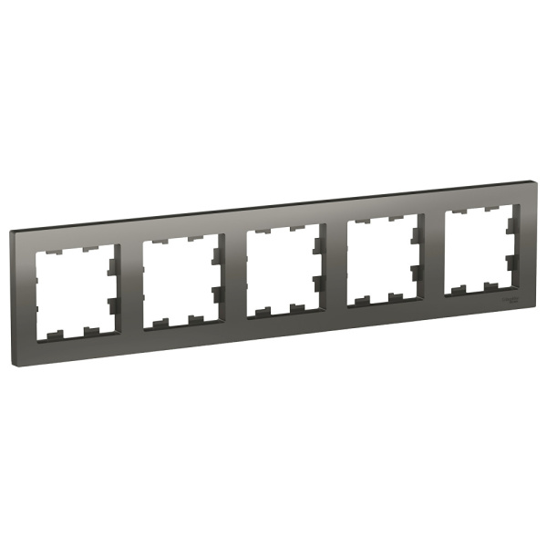 Systeme Electric AtlasDesign Сталь Рамка 5-ая, универсальная