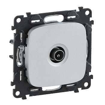 Legrand Valena ALLURE DIY Алюм Розетка TV "звезда" 0-2400 Мгц 753951