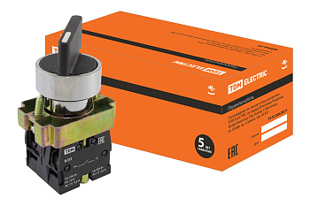 TDM Переключатель BJ33 черный 3 положения I-0-II длинная ручка 1з+1з SQ0703-0013