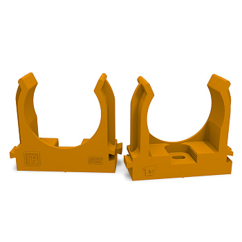 Промрукав Крепеж-клипса для труб для монтажного пистолета оранжевая д32 (25шт/500шт уп/кор) PR13.0154