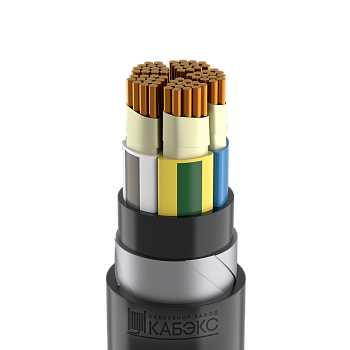 Кабель силовой бронированный ВБШвнг(А) -FRLS 5х150 мс(N,PE)-1 Кабэкс ТХМ00385371