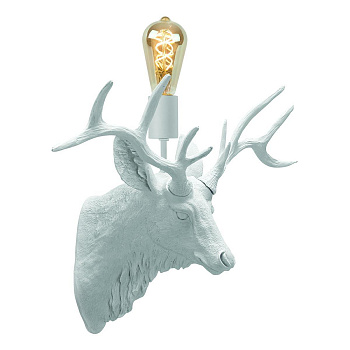 Lucide EXTRAVAGANZA CARIBOU Светильник настенный 1xE27 White 47210/01/31