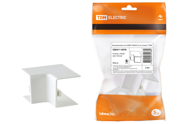 TDM Внутренний угол КМВ 100х60 (2 шт./комп.) SQ0411-0078