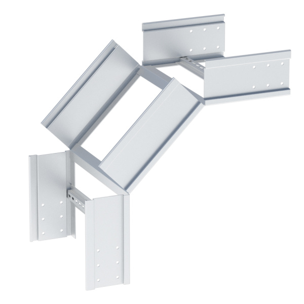 EKF PROxima Угол 90 градусов вертикальный внешний лестничный усиленный 150x300 мм (2 мм) HDZ