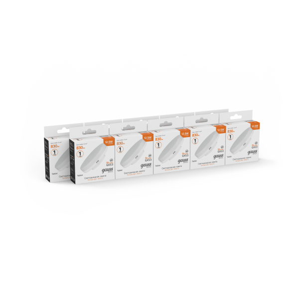 Купить Gauss Лампа Basic GX53 12,5W 830lm 3000K LED 10849132