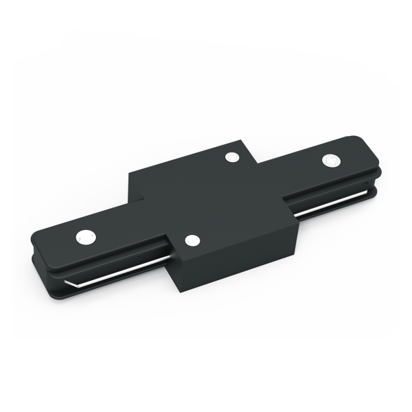 Купить Gauss Коннектор для трековых шинопроводов прямой (I)  черный TR105