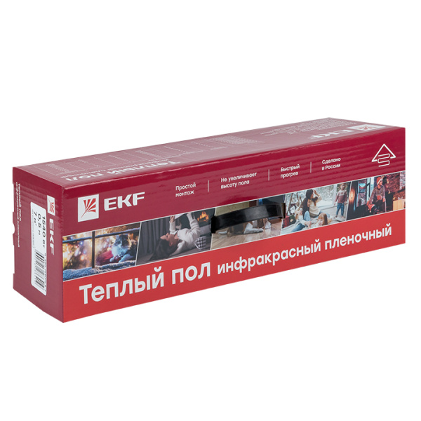 Купить EKF PROxima Инфракрасный пленочный теплый пол 1540Вт 7м2 ширина 0,5 метра