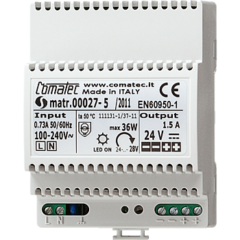 JUNG Блок питания 24В для Smart Panel, на DIN рейку NT2415REGVDC