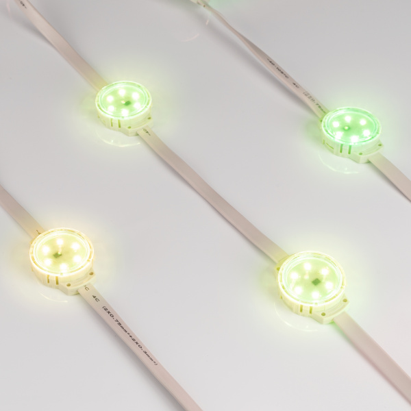 Купить Arlight Модуль управляемый SOLEX-SPI-3535-6-24V RGB 120deg (D40x16mm, 1.5W, IP67) (-) 029103