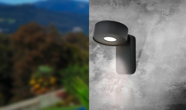 Купить Eglo 98737 Уличный светодный настенный светильник PALOSCO, 6W(LED), L115, H170, A155, оцинкованная сталь, черный