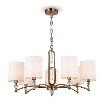 Freya Crystal Латунь Подвесной светильник FR1007PL-07BS