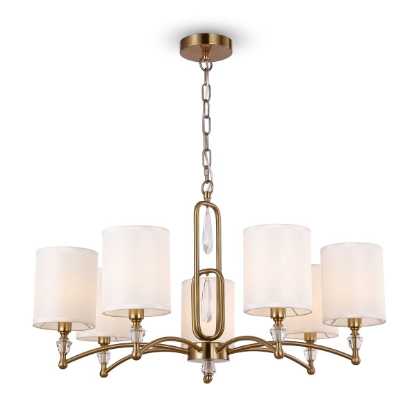 Freya Crystal Латунь Подвесной светильник FR1007PL-07BS