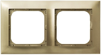 Ospel Impresja Золотой металлик Рамка 2-ая R-2Y/28