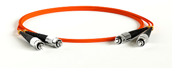 Hyperline FC-D2-50-FC/PR-FC/PR-H-15M-LSZH-OR Патч-корд волоконно-оптический (шнур) MM 50/125, FC-FC, 2.0 мм, duplex, LSZH, 15 м 247600