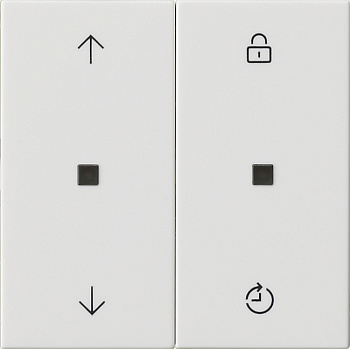 Gira Накладка управления жалюзи с функцией памяти System 3000 536303