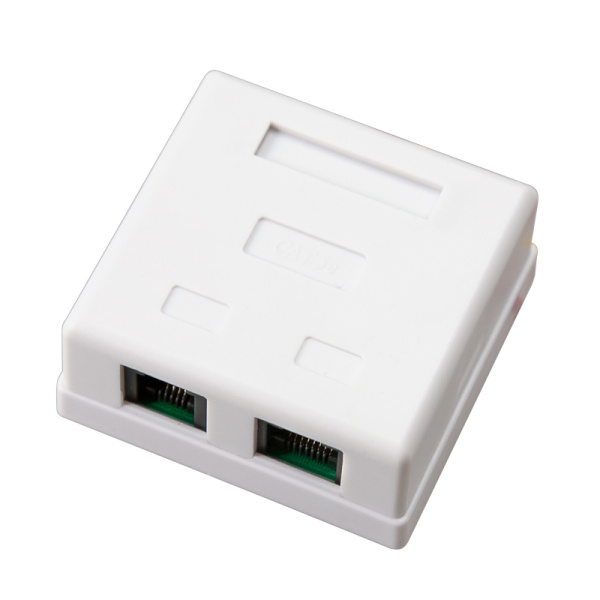 Комбинированная розетка 1-порт RJ-45 + 1 порт RJ-11, внешняя Rexant 03-0120