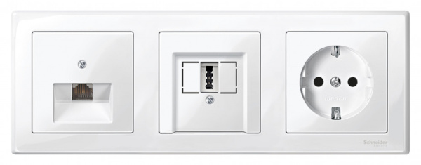 Купить SE Merten SM M-Smart Бел глянец Рамка 3-ая MTN478319