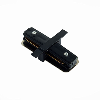 ST Luce ST013.419.00 Коннектор прямой для однофазного встраиваемого шинопровода Черный