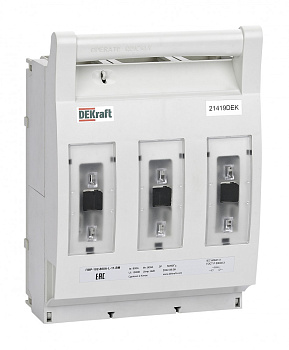 Dekraft ПВР горизонтальный 630А 3ф отключение_навесной монтаж на шину_ПВР-102