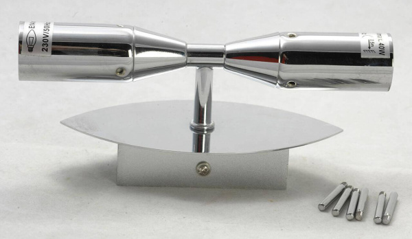 Купить Lussole LGO Металл Хром /  Стекло Светильник настенный E14 40W LSP-9553