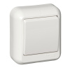 SE Wessen Прима наруж Бел Выключатель 1-клавишный 6А (в сборе) (опт.упак.) A16-051-B