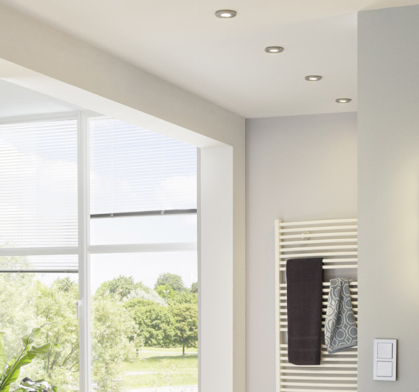 Купить Eglo Комплект светодиод. встраив. светильников PENETO, 3x3W (GU10), ?78, сталь, никель матовый 94237