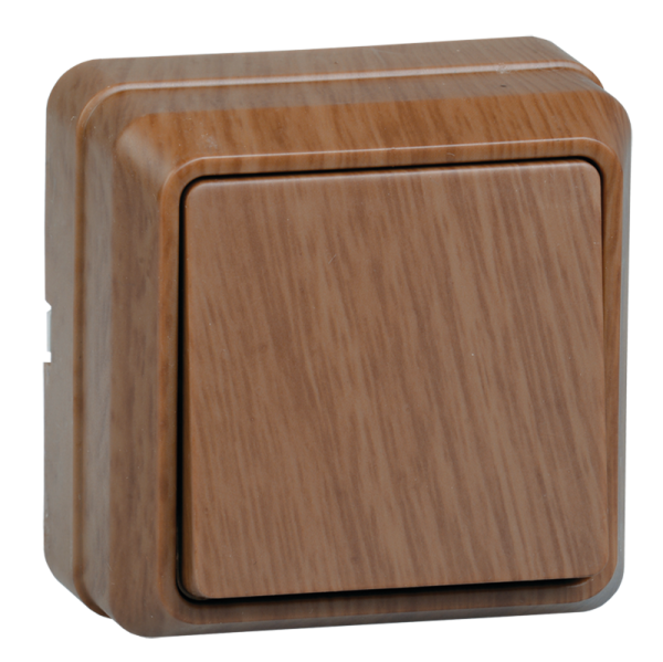 Купить IEK OKTAVA ВС20-1-0-ОД Выключатель 1кл 10А откр.уст. (дуб)